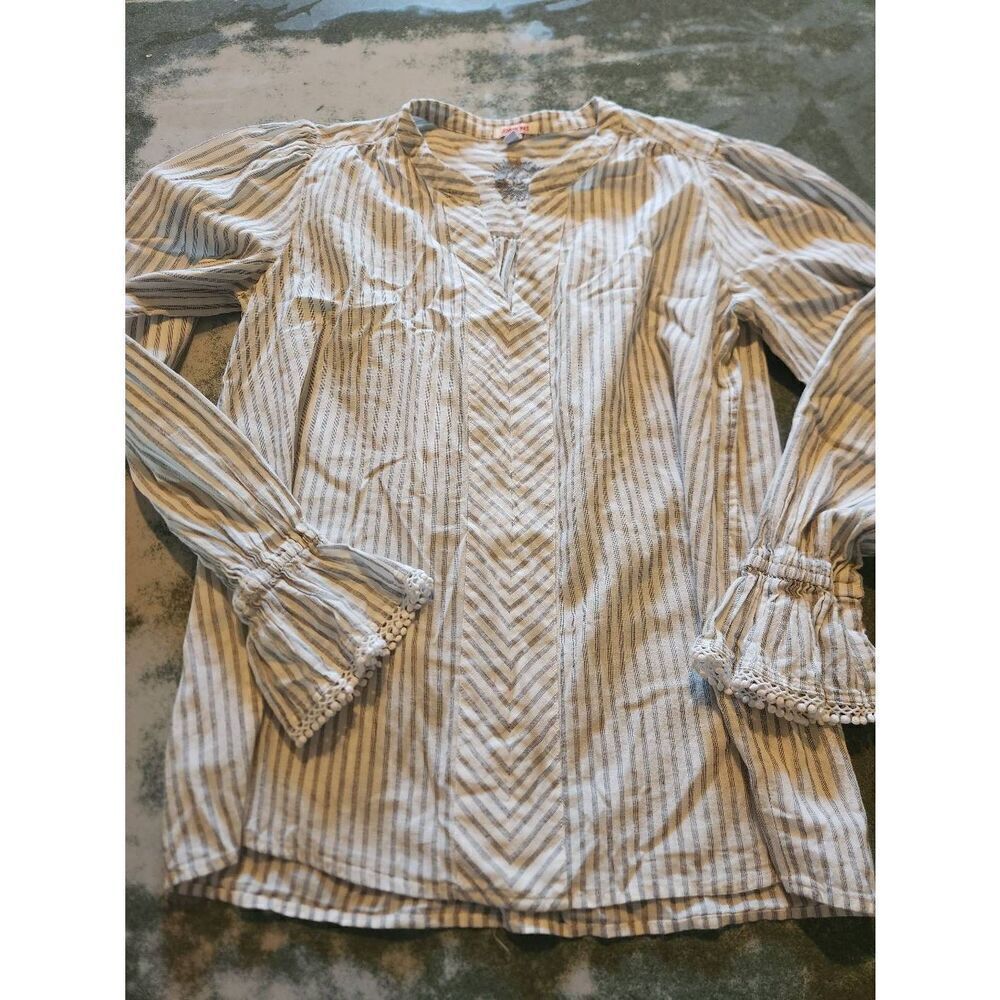 Johnny Was Logan Victorian Effortless Blouse szβXS